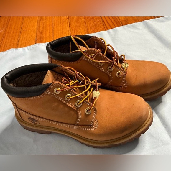 ᴡᴀᴛᴇʀᴘʀᴏᴏꜰ ʙᴏᴏᴛꜱ , ʙʀᴀɴᴅ: ᴛɪᴍʙᴇʀʟᴀɴᴅ, ꜱɪᴢᴇ  7.5 ᴜꜱ , ᴄᴏʟᴏʀ : ᴡʜᴇᴀᴛ ɴᴜʙᴜᴄᴋ - Picture 2 of 5